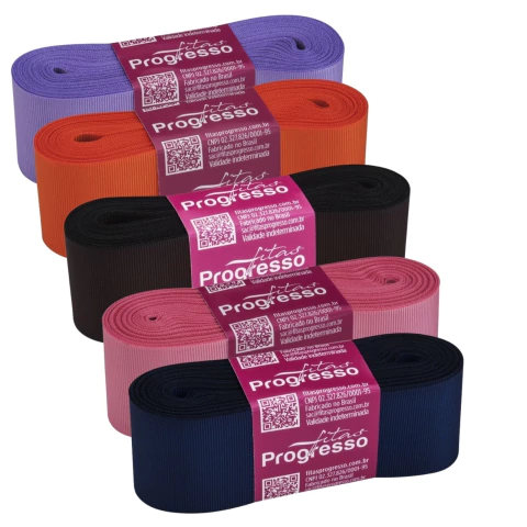 Fitas Gorgurão n 9 38mm Com 10 Metros Diversas Cores