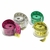 Kit 05 Fita Métrica 150cm Costura Corporal Medidas + Pote Acrílico TM-POTE