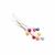 Kit 05 Alfinete de Costura Artesanato Cabeça de Pérolas Coloridas em Disco - AC40 - MM Calcadores
