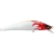 Isca artificial Marine Sports Inna Pro Tuned 90 na cor 02, 16g e 9cm, com corpo prateado e detalhes vermelhos.