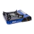 Fogareiro portátil KALA Compact na cor azul, com sistema de acendimento e controle de chama ajustável, ideal para camping e atividades ao ar livre.