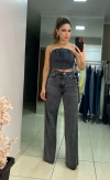 CALÇA Wide Leg Black 100% ALGODÃO
