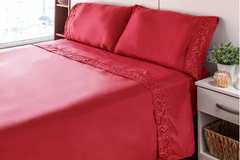 JUEGO DE SABANAS KING SIZE. CON EMBOZO BORDADO AL TONO en internet