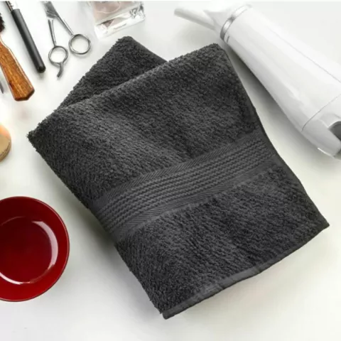 Toalla Peluqueria Negro 45x70cm (unidad)