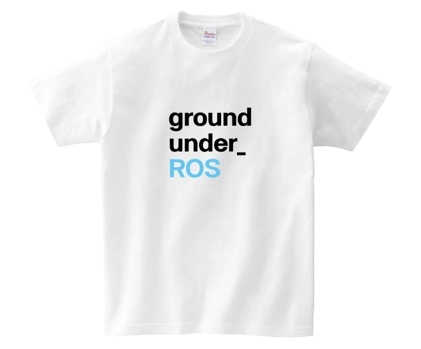 Remera regular fit 100 % algodòn peinado diseño Bedrock Records - Ground Under ROS