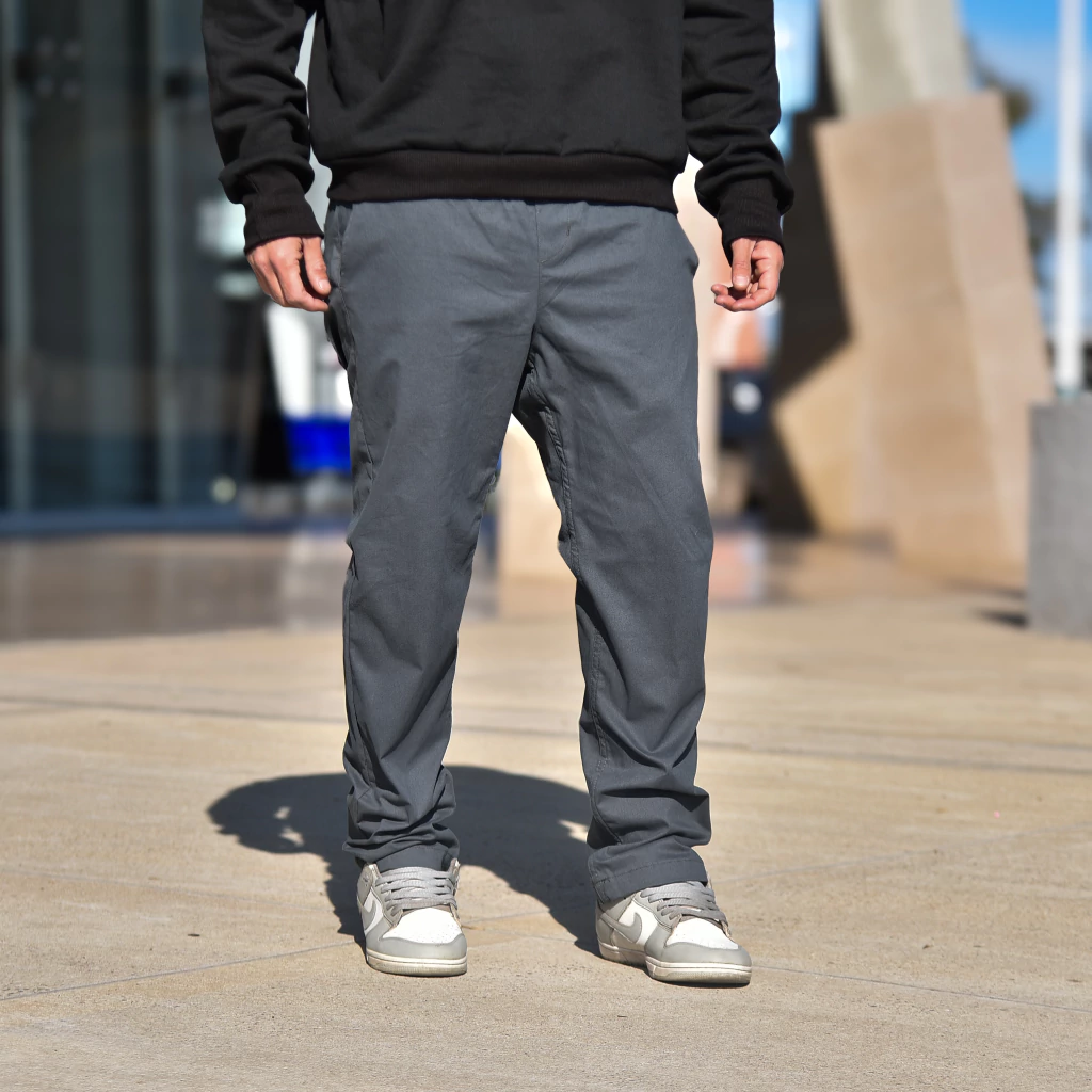 PANTALON BAGGY RELAXED FIT - GRIS