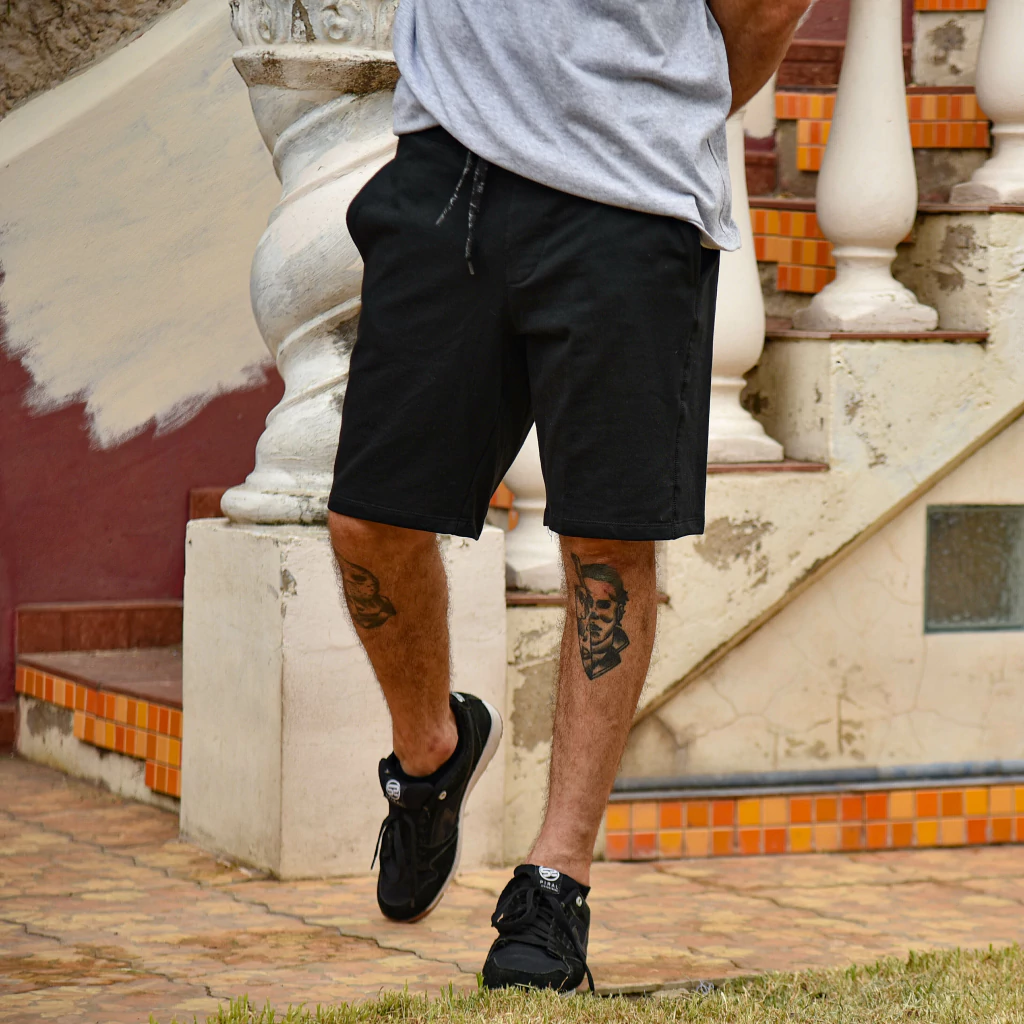 Bermuda Jogging Regular Fit - Negro