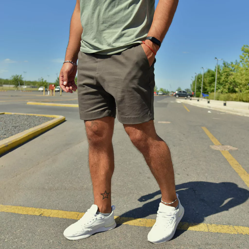 Bermuda Jogger Regular Fit - Verde