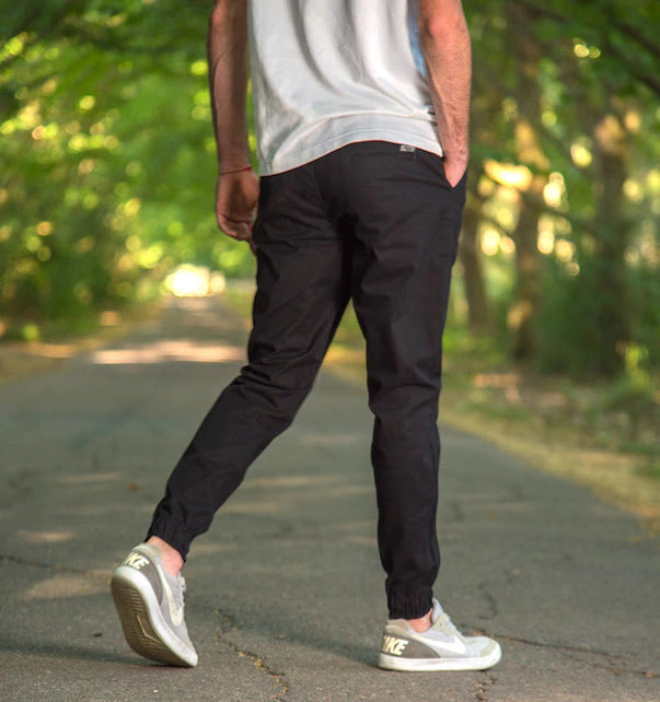 jogger chino premium color black