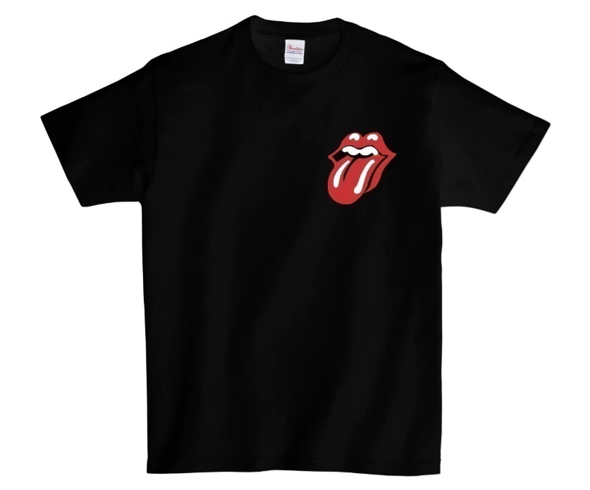 Remera regular fit 100 % algodòn peinado diseño Rolling Stones - Logo