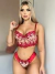 Conjunto Maya - Vermelho e Nude - Apaixone-se