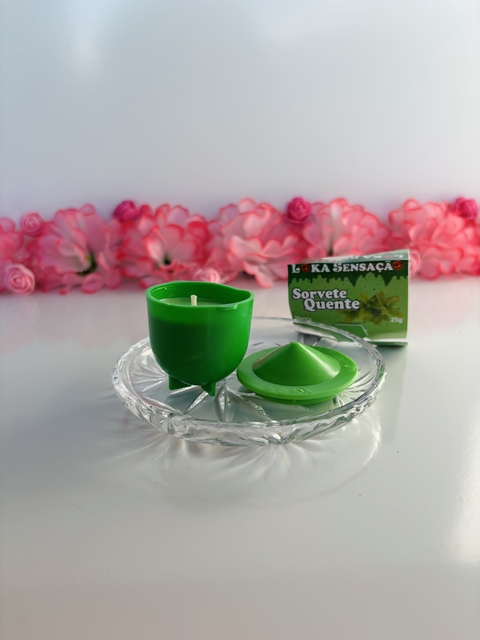 Vela para Massagem Beijável Menta 50ml - comprar online