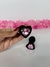Plug Anal P de Silicone Joia de Coração Preto com Rosa na internet