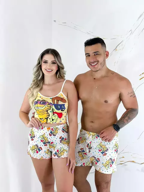 Kit casal Luanna Suede - Tom e Jerry