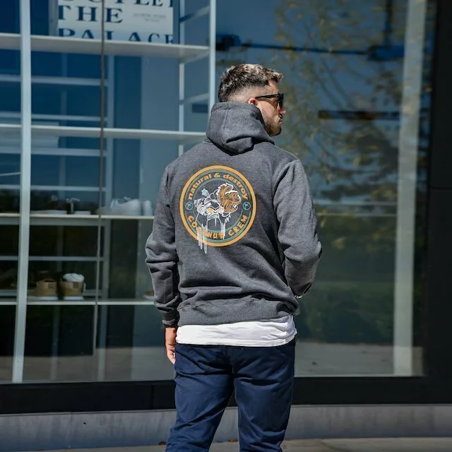 buzo oversize premiun color gris snow monkey
