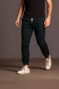 Joggers chinos Regular fit color GREEN ESME - comprar online