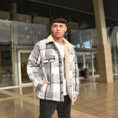 Campera leñadora GREY-QUADRI - N&D - comprar online