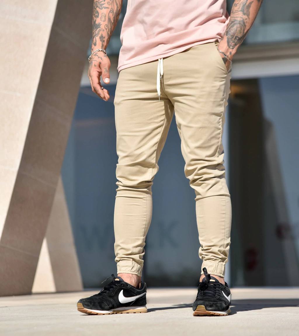 Joggers chinos Regular fit color khaky