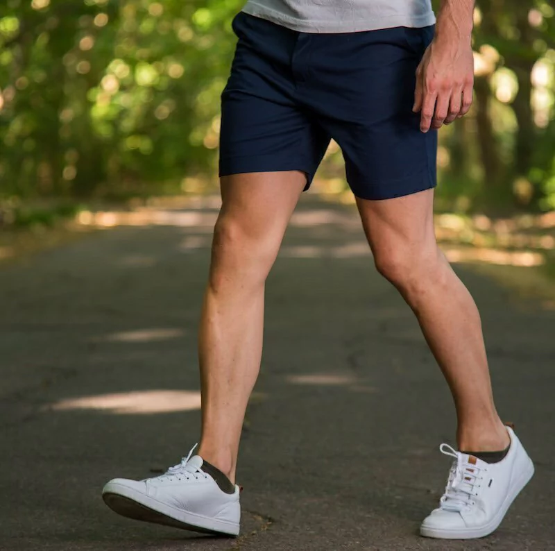 BERMUDA CHINO ESTRUCTURA azul navy
