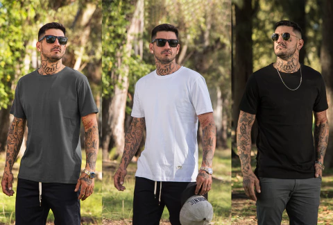 Super pack x 3 REMERAS BASIC Coconut - comprar online