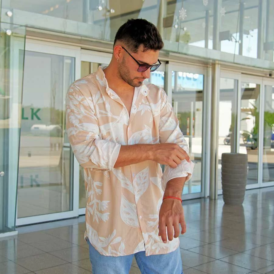 camisa lino mao coconut MELON ADAM