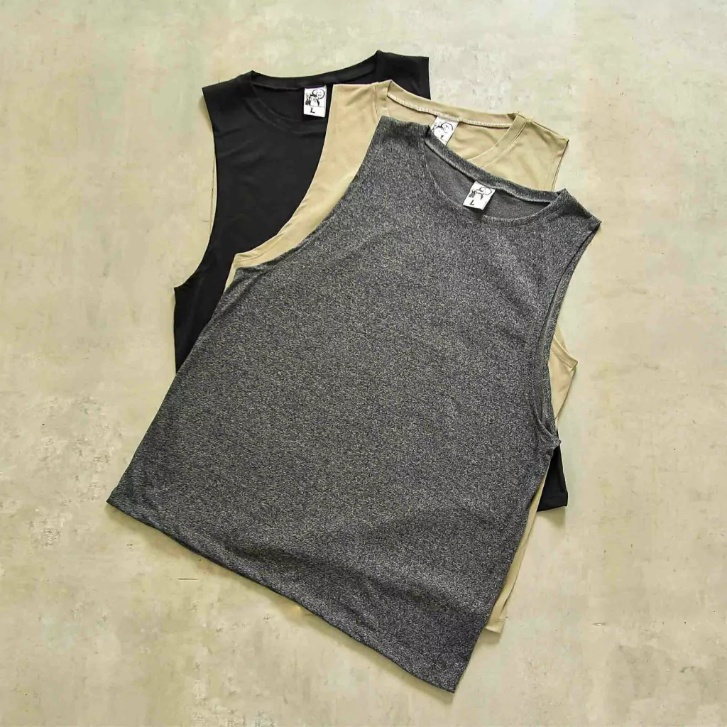 Super pack x 3 remeras MUSCULOSAS basic