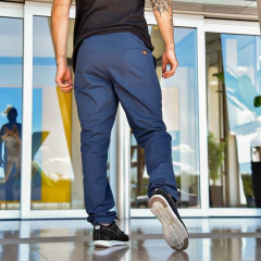 JOGGER PATCH RELAXED azul - comprar online