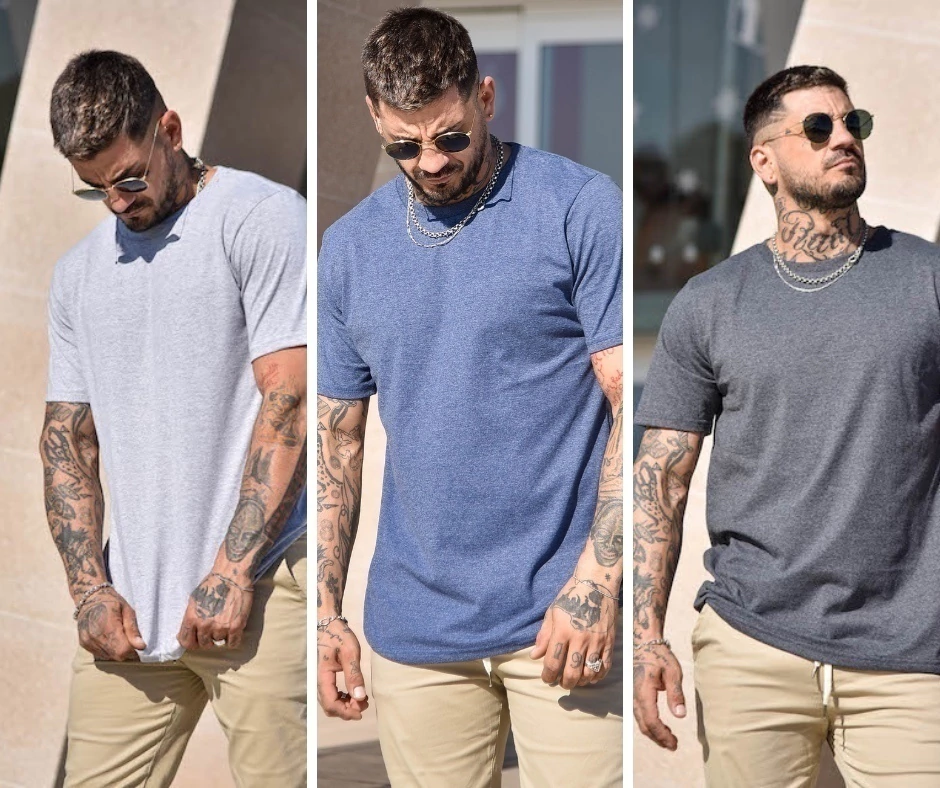 Super pack x 3 remeras basic SNOW