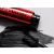 Máscara de cílios Vamp! Sexy Lashes Pupa Black com aplicador e traço de rímel preto sobre fundo branco