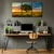 Quadro Decorativo Canvas Sala Quarto Arvore Por do Sol 120x60 - Luggui Artigos Fotográficos