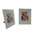 Porta Retrato 15x21 Retro Vintage Floral Branco Alto Relevo
