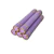 Kit 5 Canudos para Formatura Graduação Lilas em Camurça Tampa Encapada