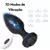 Plug anal vibratório em silicone com controle remoto - comprar online