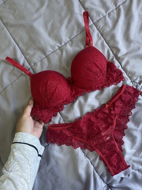 conjunto marilia - vermelho - comprar online