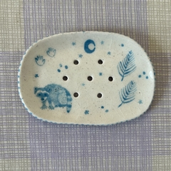 Saboneteira mão-pelada 7,5 cm x 10,6 cm