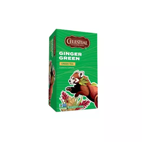 Chá Ginger Green Celestial Seasonings 20 Sachês 41g