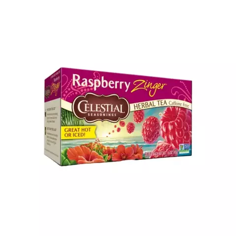 Chá Raspberry Celestial Seasonings 20 Sachês 45g