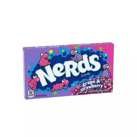 Balas Nerds Uva e Morango Importado USA 141gr