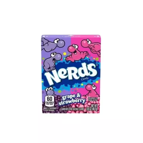 Balas Nerds sabor morango Importado USA 47gr