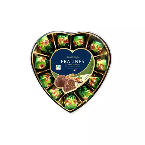 Bombons de coração Praline avelã Maitre Truffout 165g