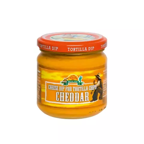 Molho para nachos queijo cheddar dip cantina mexicana 190G