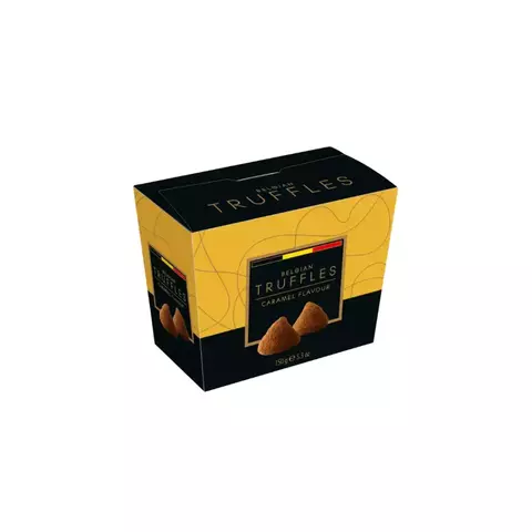 Caixa Trufas de Chocolate Belga Sabor Caramelo 150g