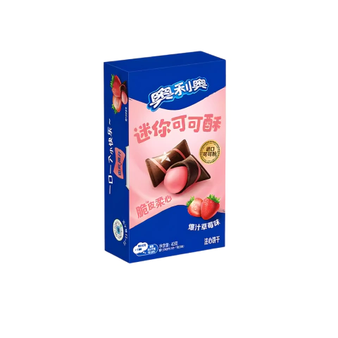 OREO MINI COCOA CRISP 40G STRAWBERRY FLAVOR
