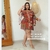 Vestido Macaquinho Manga Fenda Estampa Plus Size - loja online