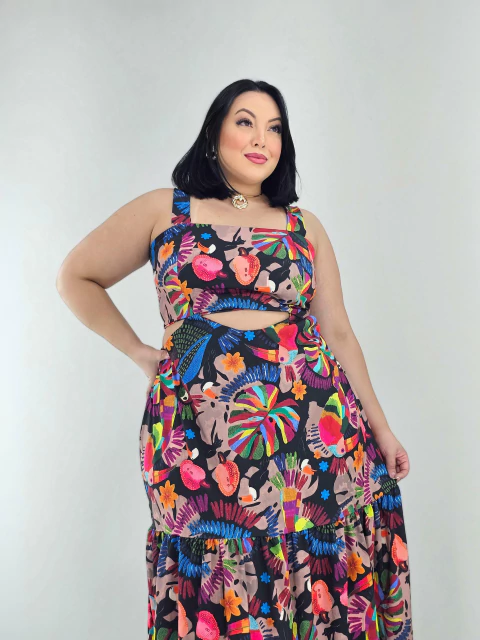 Vestido Cecília Colorido