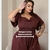 Imagem do Macacão Decote V Plus Size