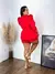 Conjunto Paetê Short-saia Vermelho - loja online