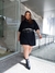 Camisetão Preto Liso Plus Size - Ray Plus Boutique