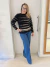 SWEATER BOUCLEZÃO FOFYS LISTRA
