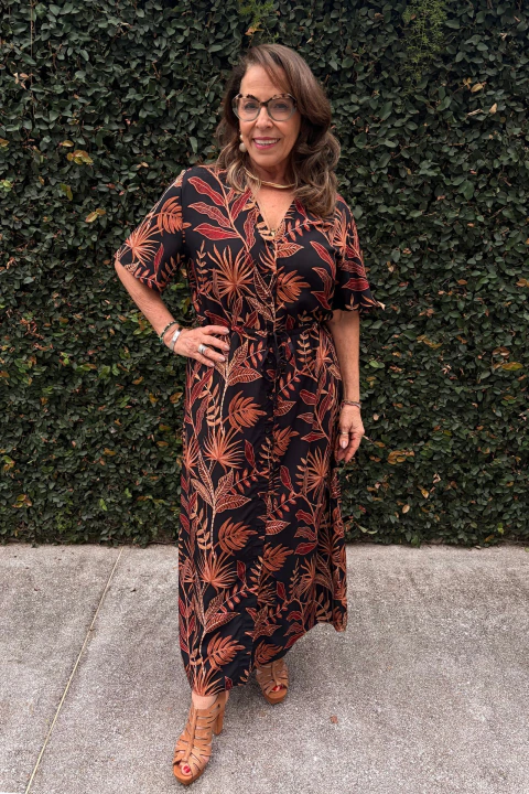 VESTIDO CHEMISIER VISCOSE